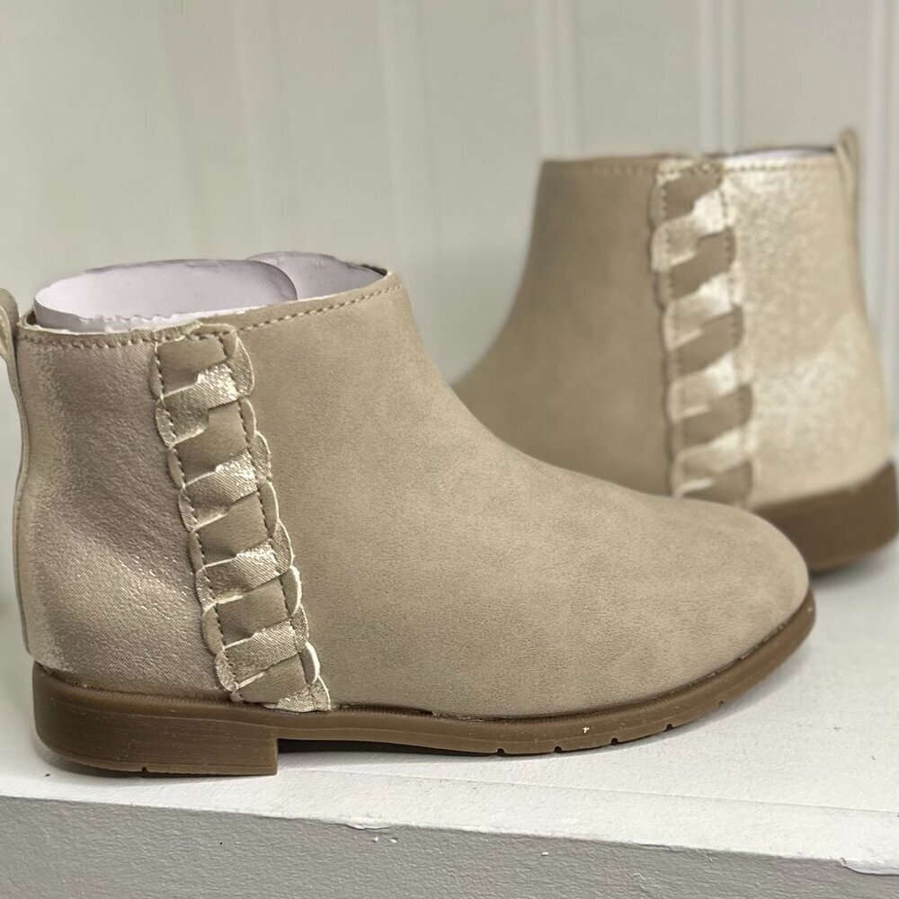 Stride Rite Taupe Carolyn Boot Size 9.5 Toddler